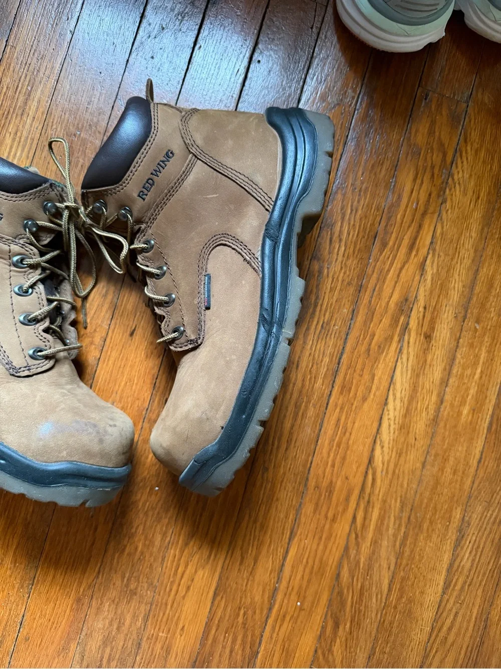 Red Wing brown leather